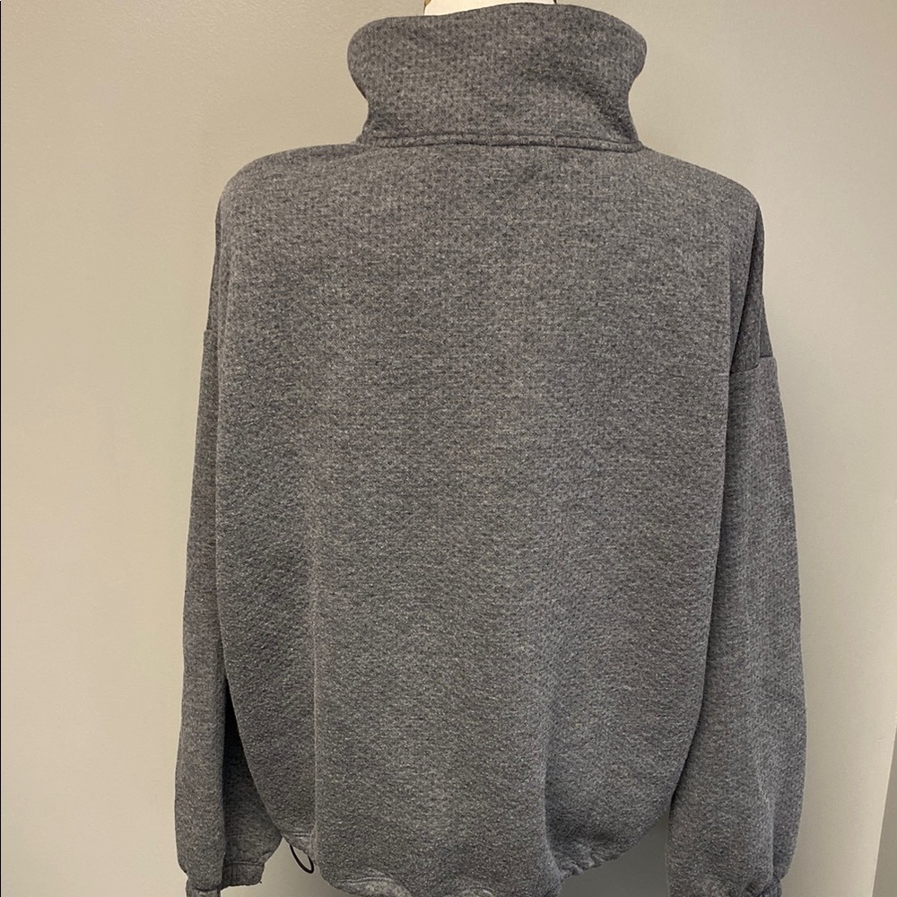 J. Crew Gray Half-Zip Sweatshirt - Picture 5 of 6